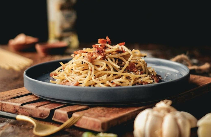 Creamy Caramelised Onion Spaghetti - Bambino Pasta