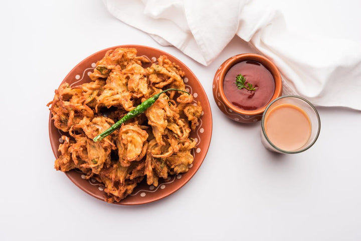 Crispy Rava Pakora Recipe - Bambino Pasta