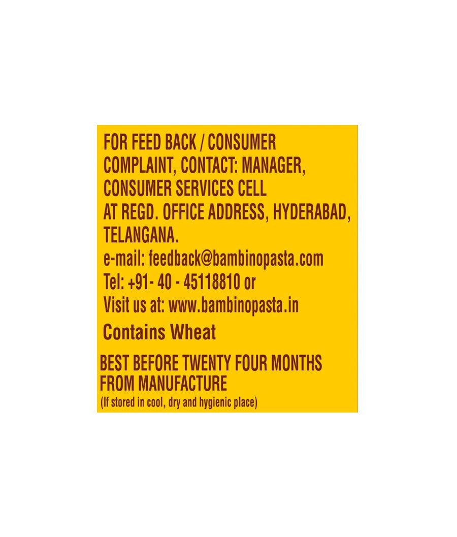 Balian Italian Pasta (Penne) - Bambino Pasta