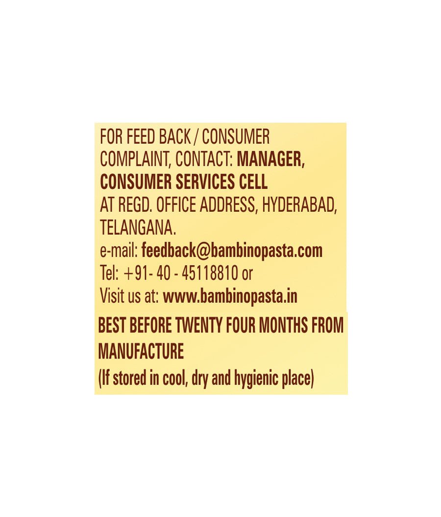 Bambino Nutraawell Premium Pasta (Penne) - Bambino Pasta