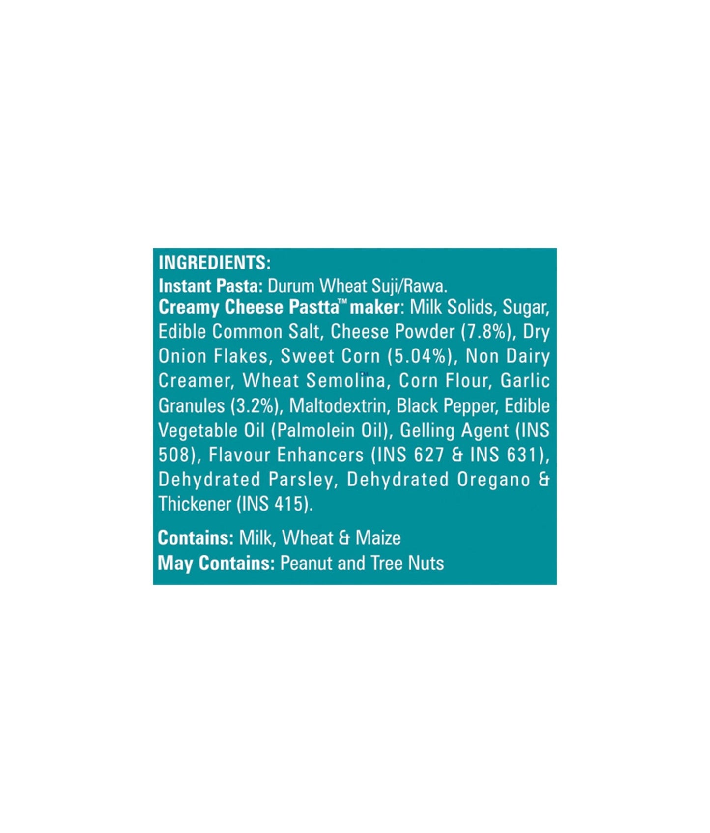 Bambino Pasta Shott Cup (Creamy Cheese) - Bambino Pasta