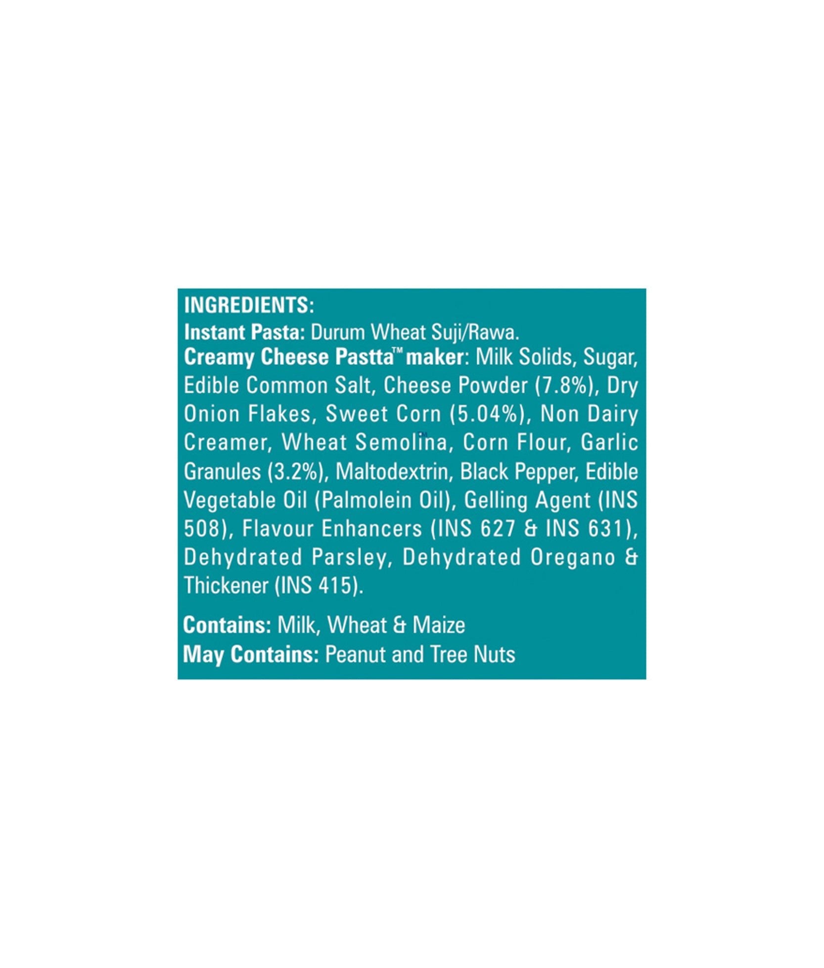 Bambino Pasta Shott Cup (Creamy Cheese) - Bambino Pasta