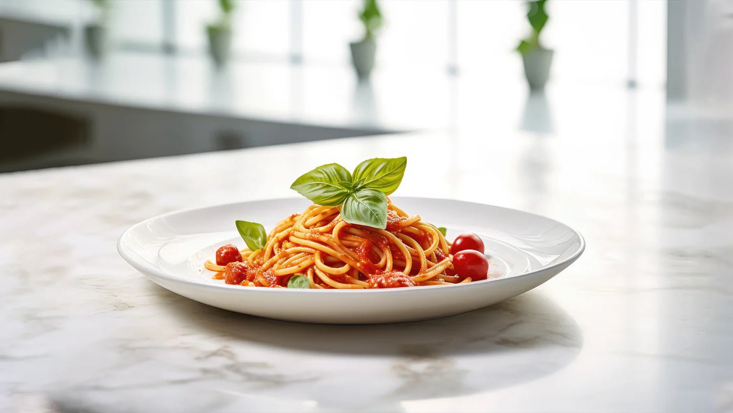 Tomato and Basil Bambino Spaghetti - Bambino Pasta