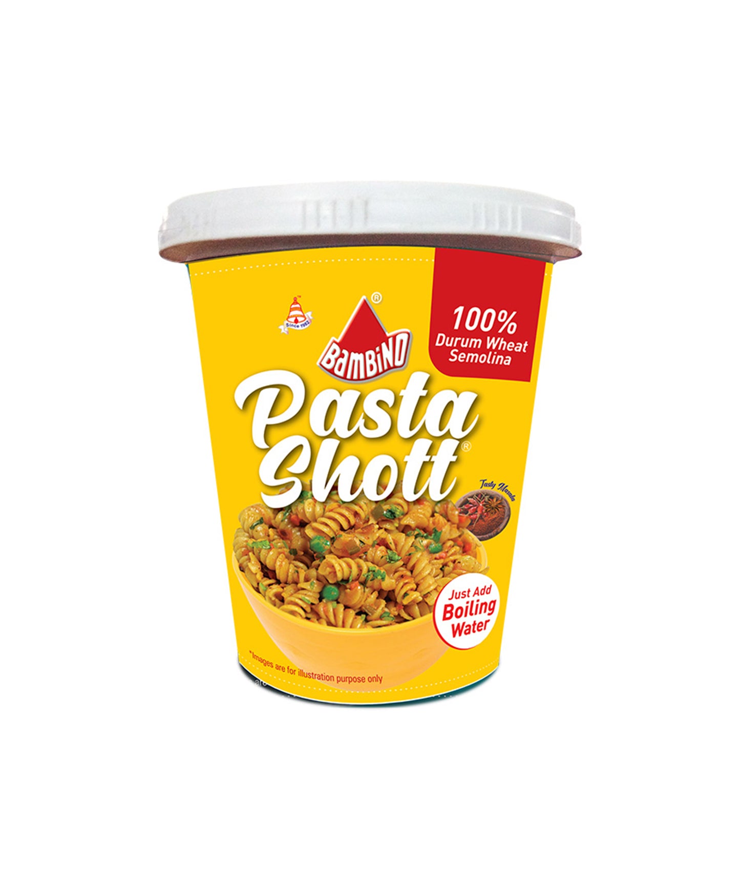 Bambino Pasta Shott Cup (Tasty Masala)