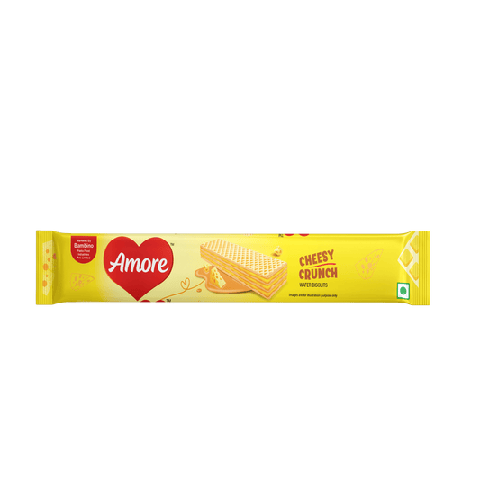 Amore Cheesy Crunch Wafer Biscuit - Bambino Pasta