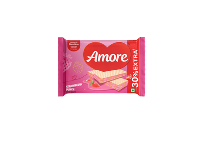 Amore Strawberry Punch Wafer Biscuit - Bambino Pasta