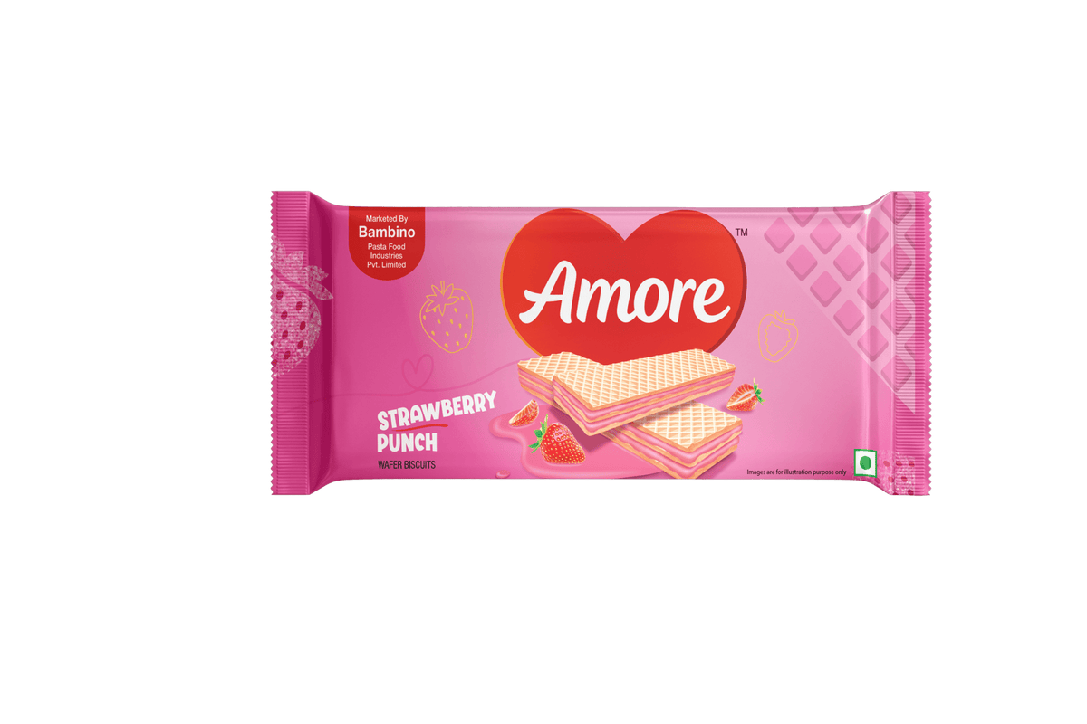 Amore Frutti Raspberry Amore Strawberry Punch Wafer Biscuit – Bambino Pasta