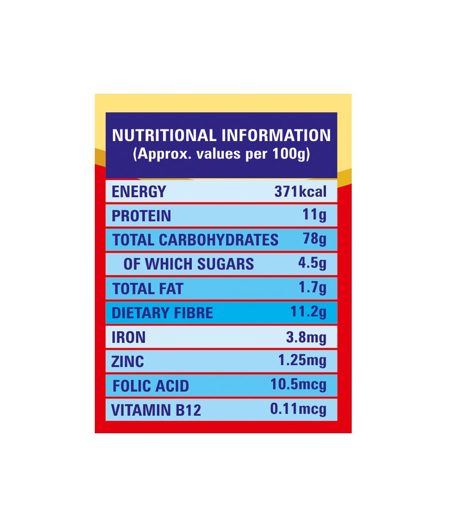 Bambino Nutraawell Fortified Wheat Flour (Atta) - Bambino Pasta