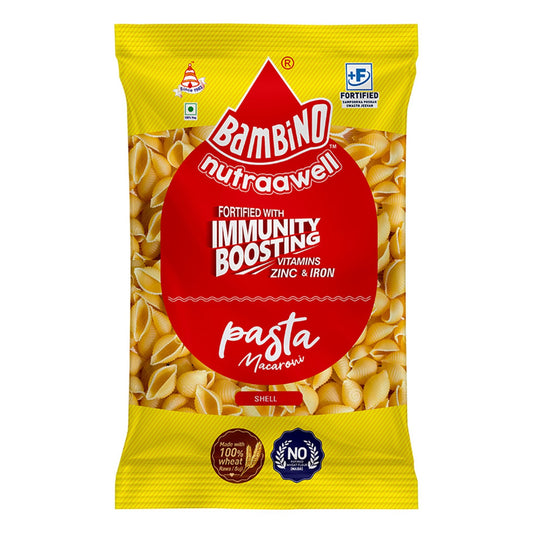 Bambino Nutraawell Pasta Macaroni (Shell) - Bambino Pasta