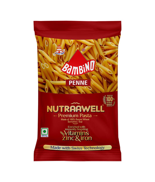 Bambino Nutraawell Premium Pasta (Penne) - Bambino Pasta