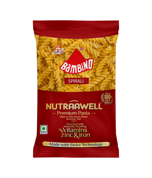 Bambino Nutraawell Premium Pasta (Spirali) - Bambino Pasta