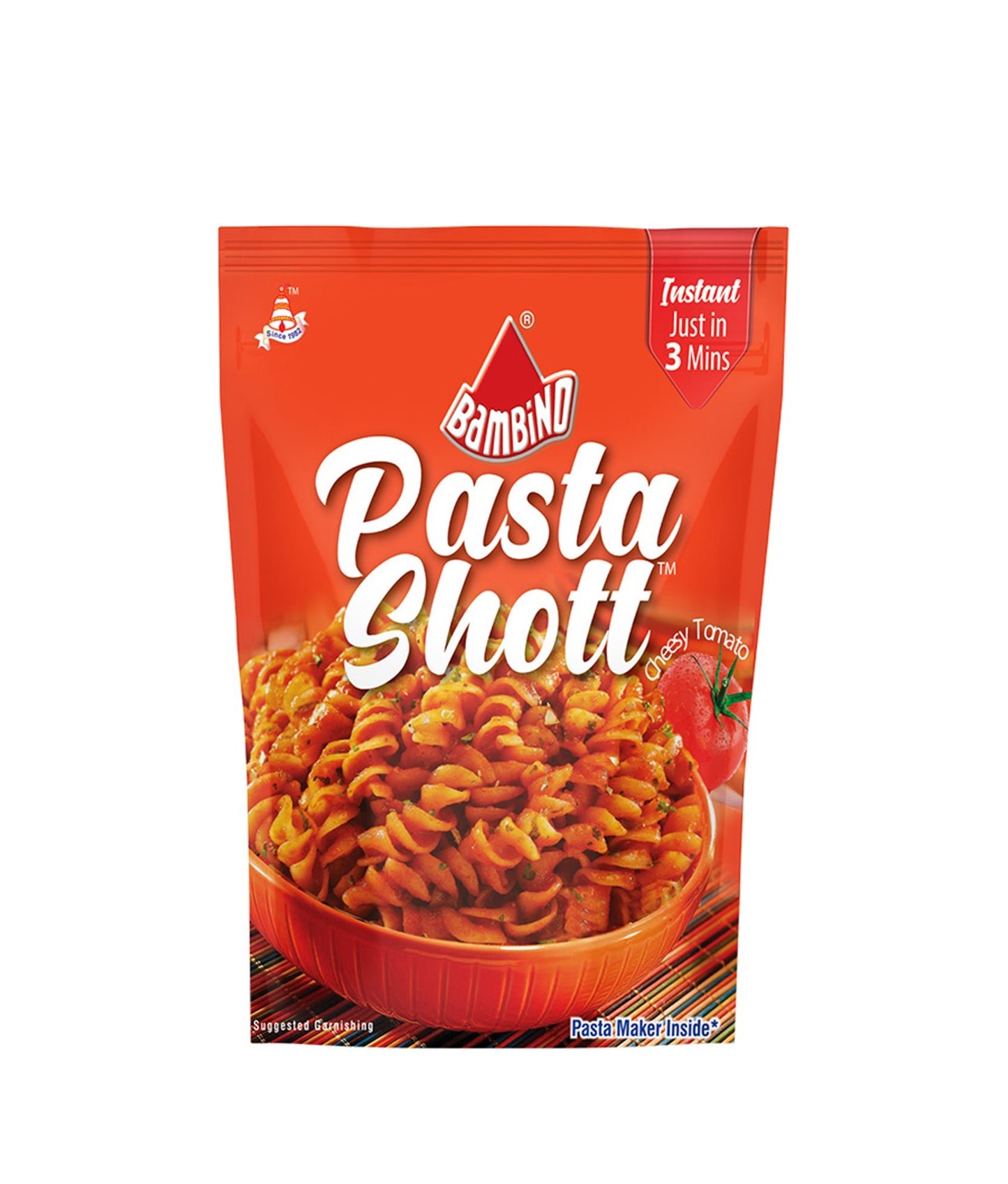 Bambino Pasta Shott (Cheesy Tomato) - Bambino Pasta