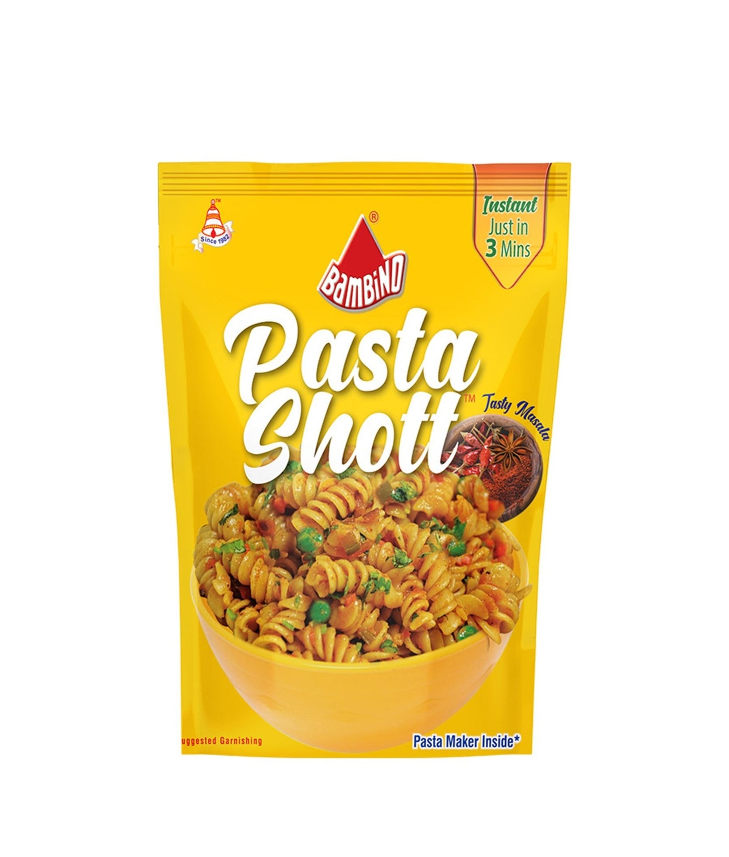 Bambino Pasta Shott (Tasty Masala) - Bambino Pasta