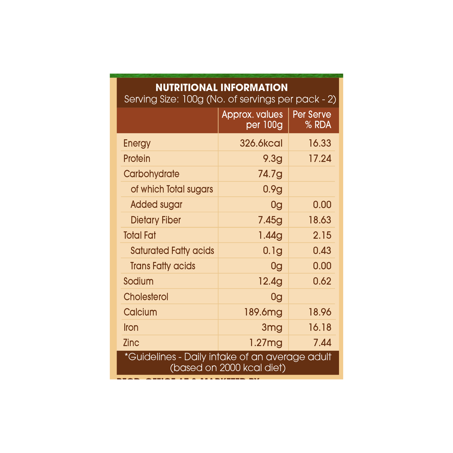 Bambino Ragi Vermicelli - Bambino Pasta